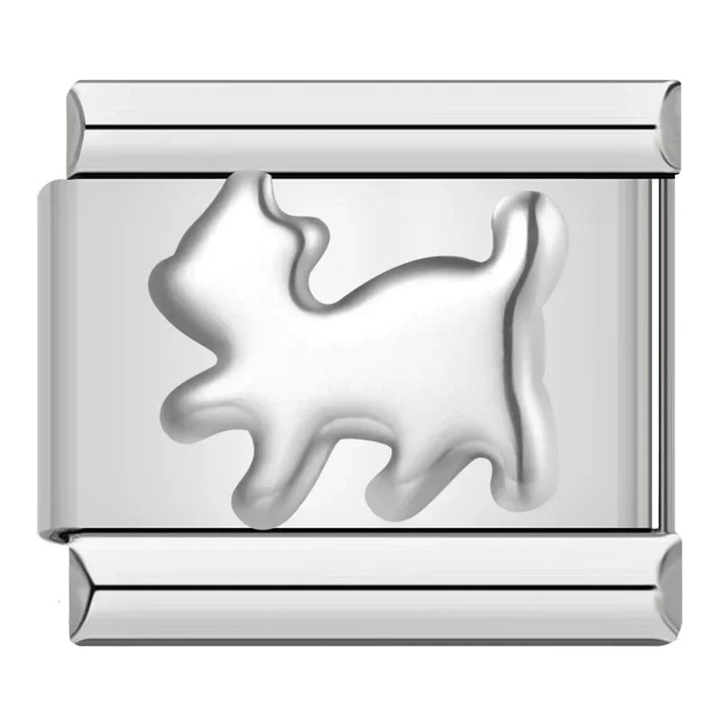Dog Charm | Silver Italian Charm Bracelet