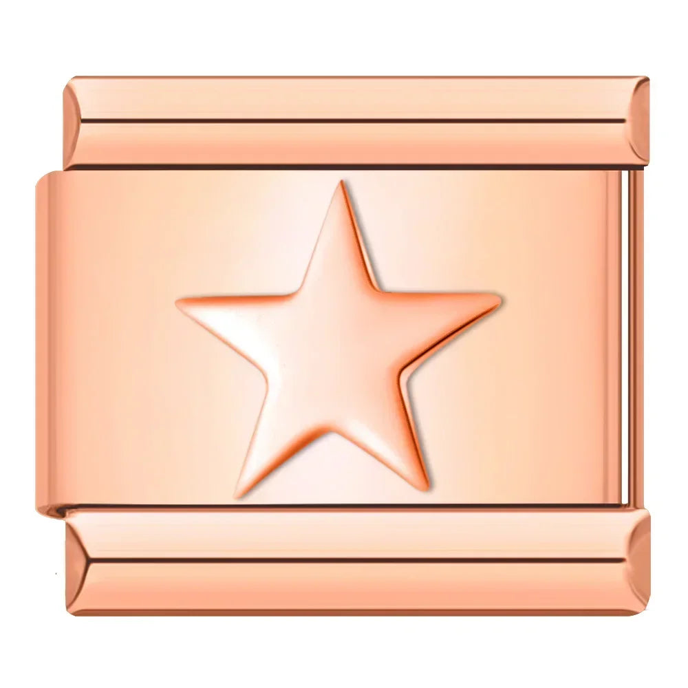 Star Charm | Rose Gold Italian Charm Bracelet