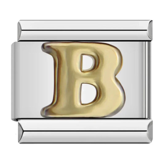 Letter B Charm | Silver Italian Charm Bracelet