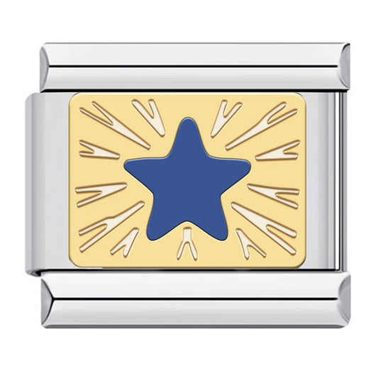 Star Girl Charm | Silver Italian Charm Bracelet