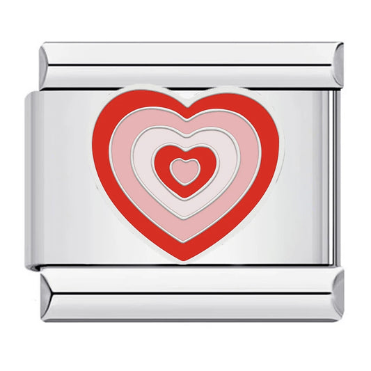 Cute Heart Charm | Silver Italian Charm Bracelet