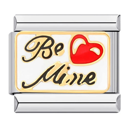 Be Mine Charm | Silver Italian Charm Bracelet